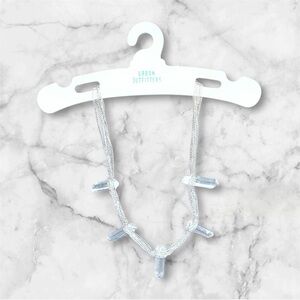 New! Urban Outfitters Choker Necklace - Silver and Clear Quartz